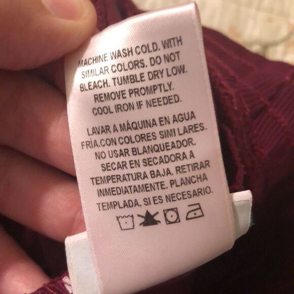 Scrubstar XL Burgundy Wine Drawstring Scrub Pants - Picture 14 of 14